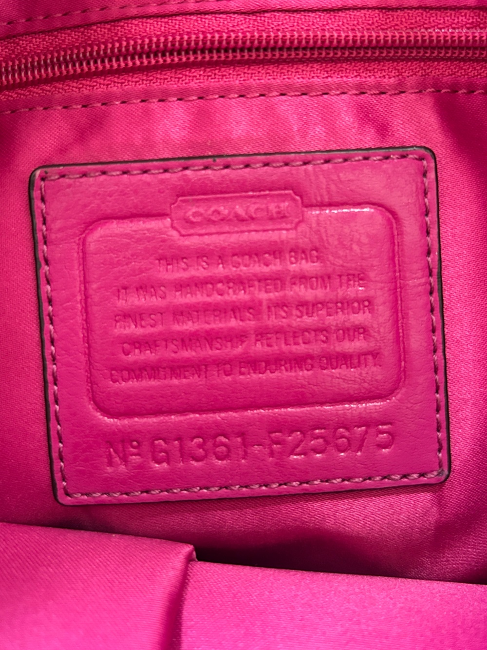 Coach Daisy Signature Drawstring Handbag - Picture 3 of 4